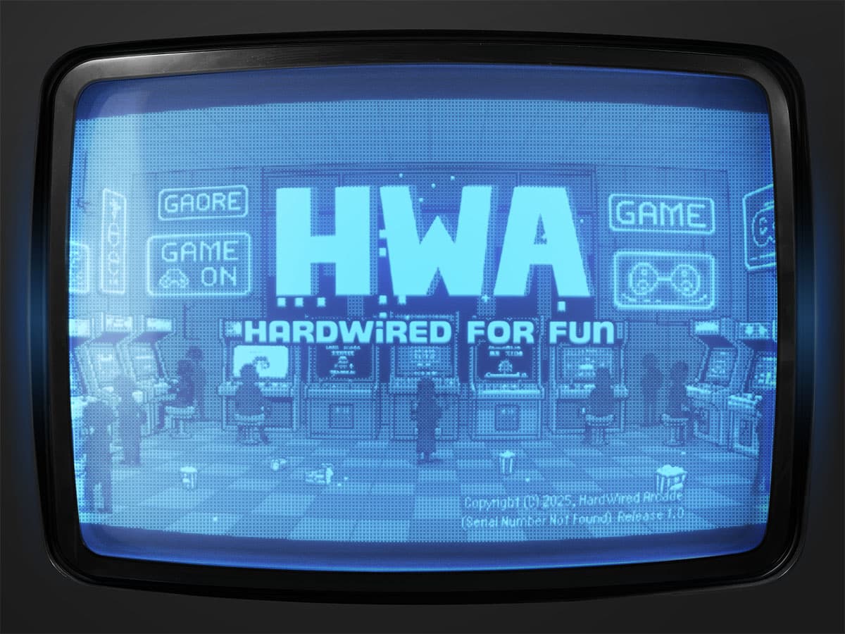 Hardwired Arcade tokens, controllers, and merch